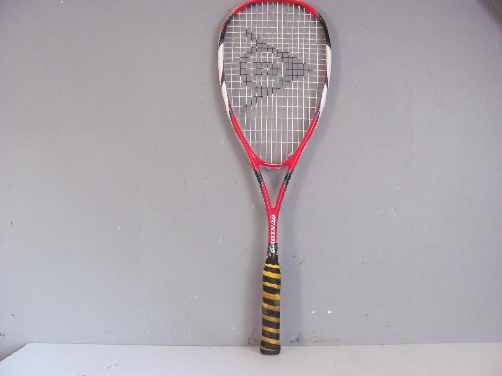 Squashracket van dunlop X-fire graphite power, Ophalen of Verzenden, Zo goed als nieuw, Racket