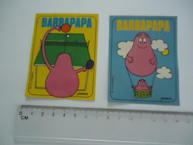 sticker oud Barbapapa 1975 strip cartoon Jamin snoep drop ij, Verzamelen, Stickers, Verzenden, Zo goed als nieuw, Bedrijf of Vereniging