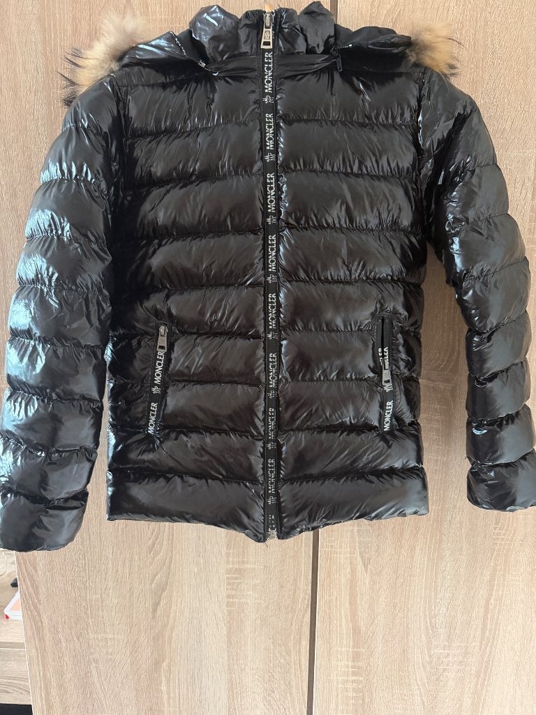 Moncler winterjas – zwart, warm en gewatteerd, Moncler, Zo goed als nieuw, Jas, Verzenden