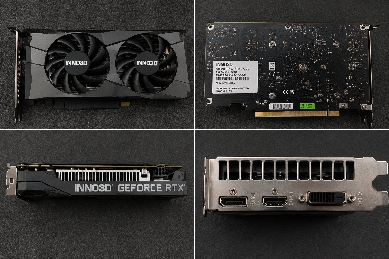 Inno3D GeForce RTX 3050 8GB, HDMI, GDDR6, PCI-Express 4, Ophalen of Verzenden