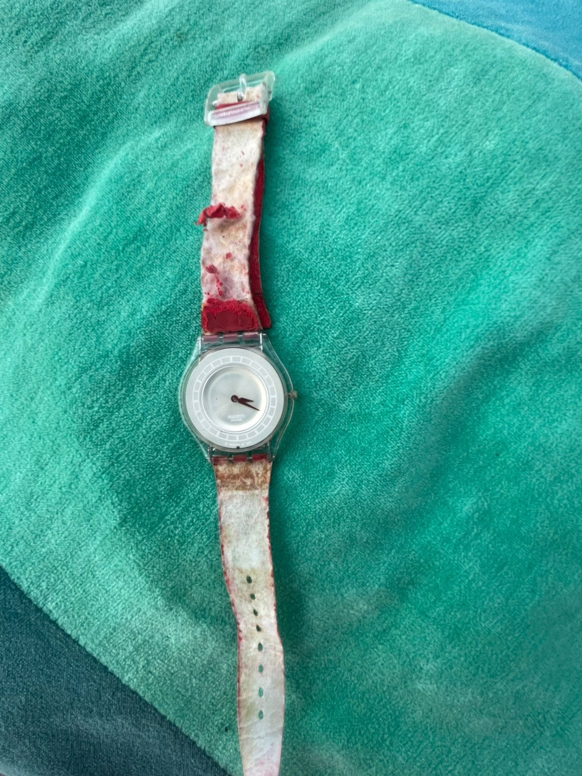 Swatch horloge. Mooie kast., Ophalen of Verzenden, Gebruikt, Kunststof, Swatch
