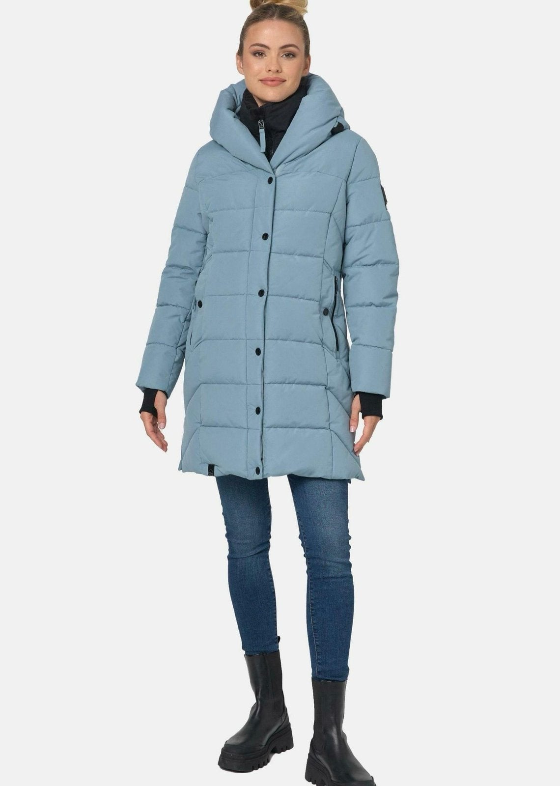 Navahoo powder blue winterjas maat S, Ophalen of Verzenden, Nieuw, Maat 36 (S), Blauw