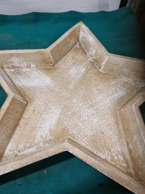 decoratieblad ster vorm hout, Ophalen of Verzenden, 'T Olde Gre-j, Info@toldegrej.nl, Endepoelstraat 20f Didam