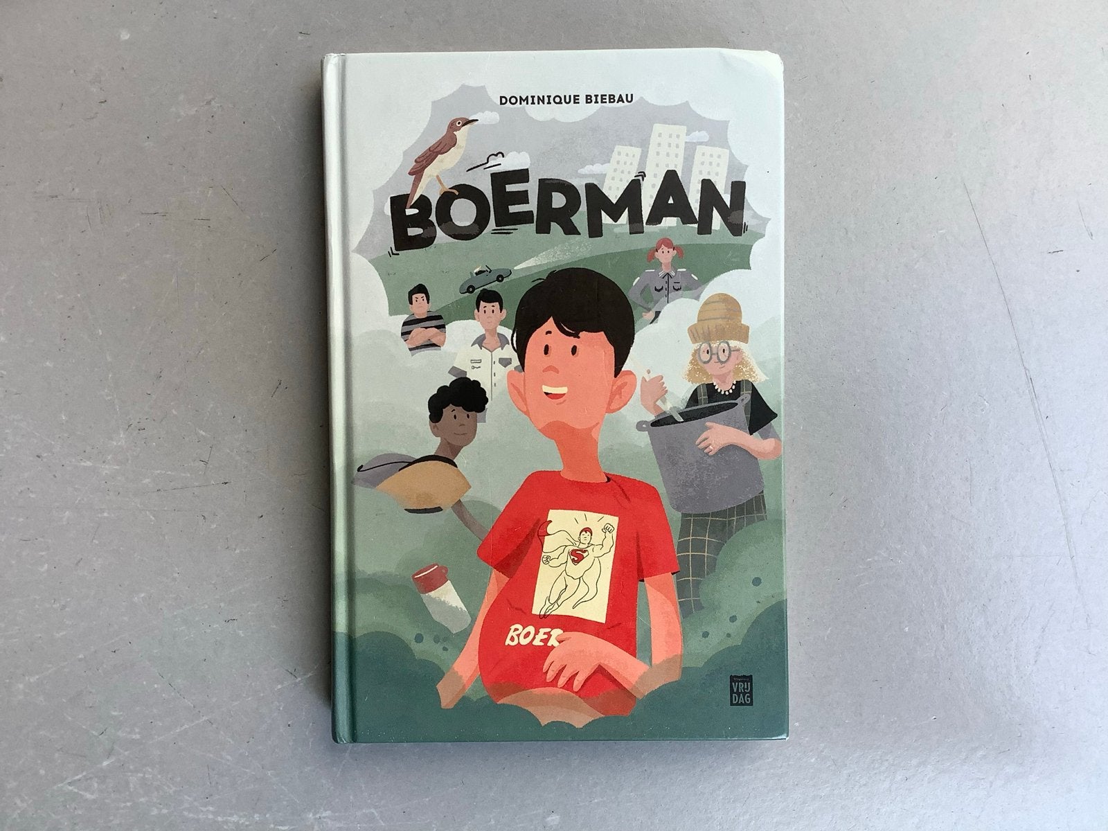 Boerman - Dominique Biebau - Kinderboek (nw prijs €10,00), Boeken, Ophalen of Verzenden, Zo goed als nieuw, Fictie algemeen