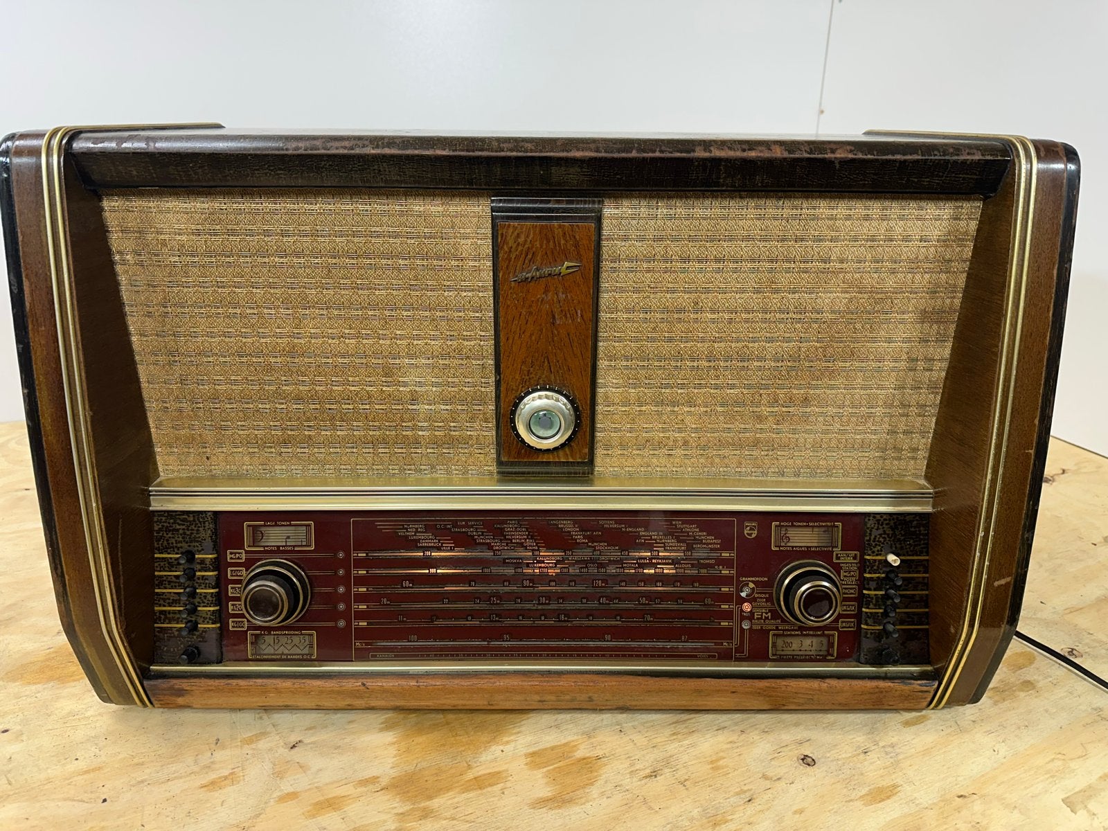 Philips 998X buizenradio, Ophalen, Niet werkend, Radio