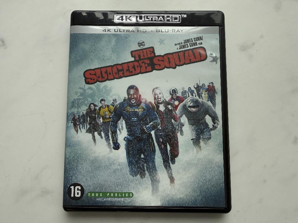 Film Suicide Squad (4K UltraHD en Blu-ray), Ophalen of Verzenden, Zo goed als nieuw, Film, Overige typen