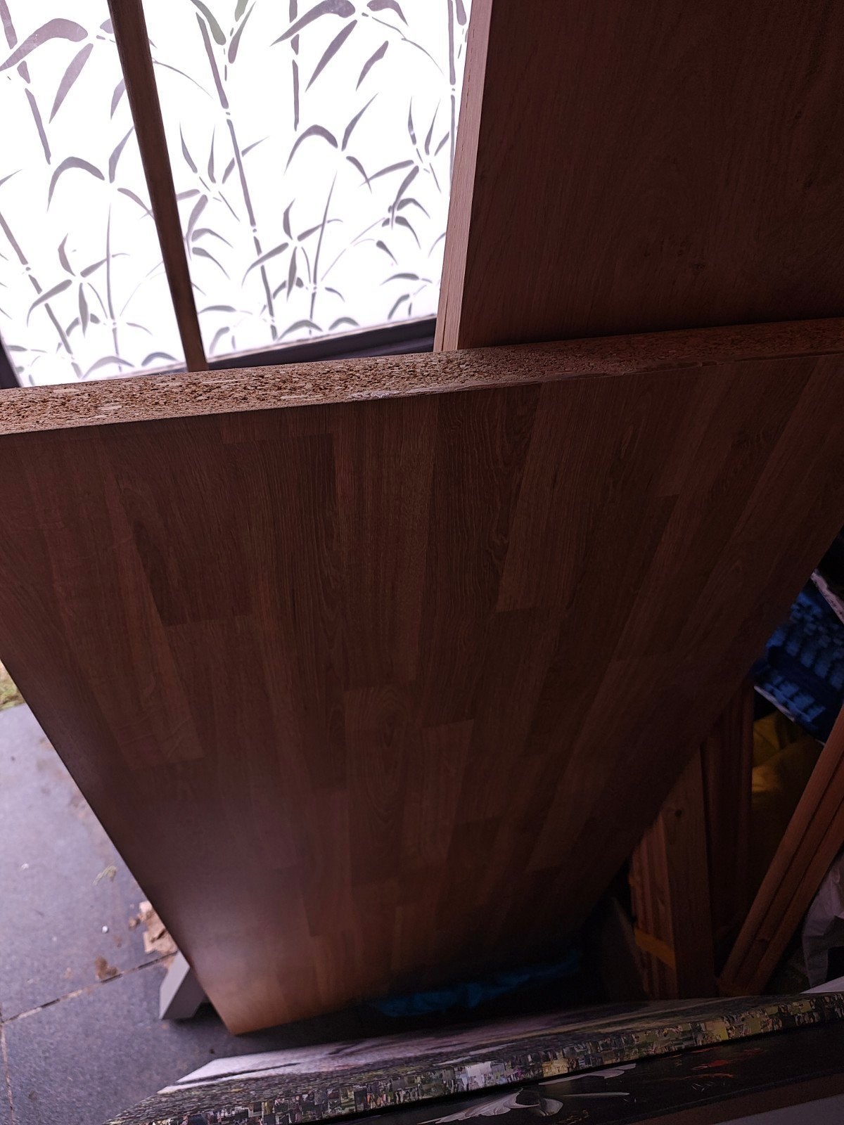 Tafelblad eiken laminaat, Ophalen, Hout