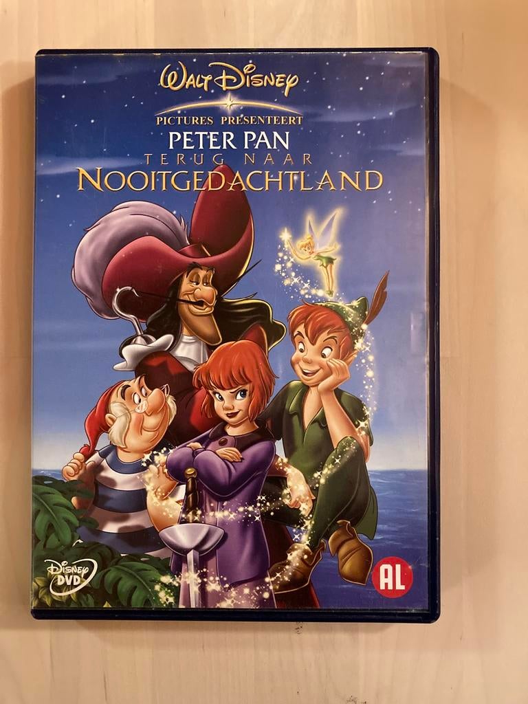 Disney dvd Peter Pan, Tekenfilm, Ophalen of Verzenden, Zo goed als nieuw, Alle leeftijden