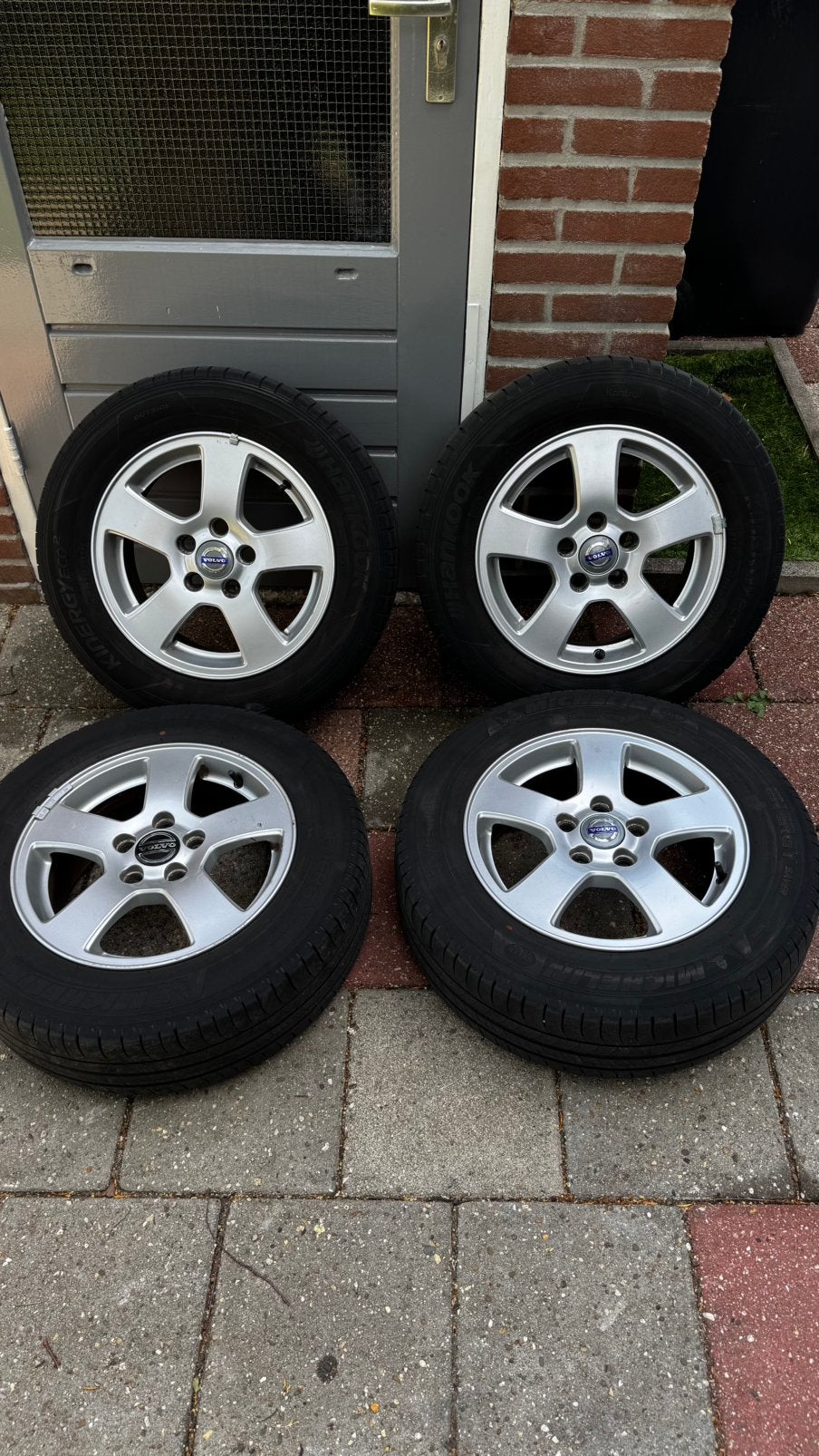 5 x 108 velgen met band 195/65/15 Volvo Ford, Auto-onderdelen, Banden en Velgen, Ophalen, Gebruikt, 15 inch, Velg(en)