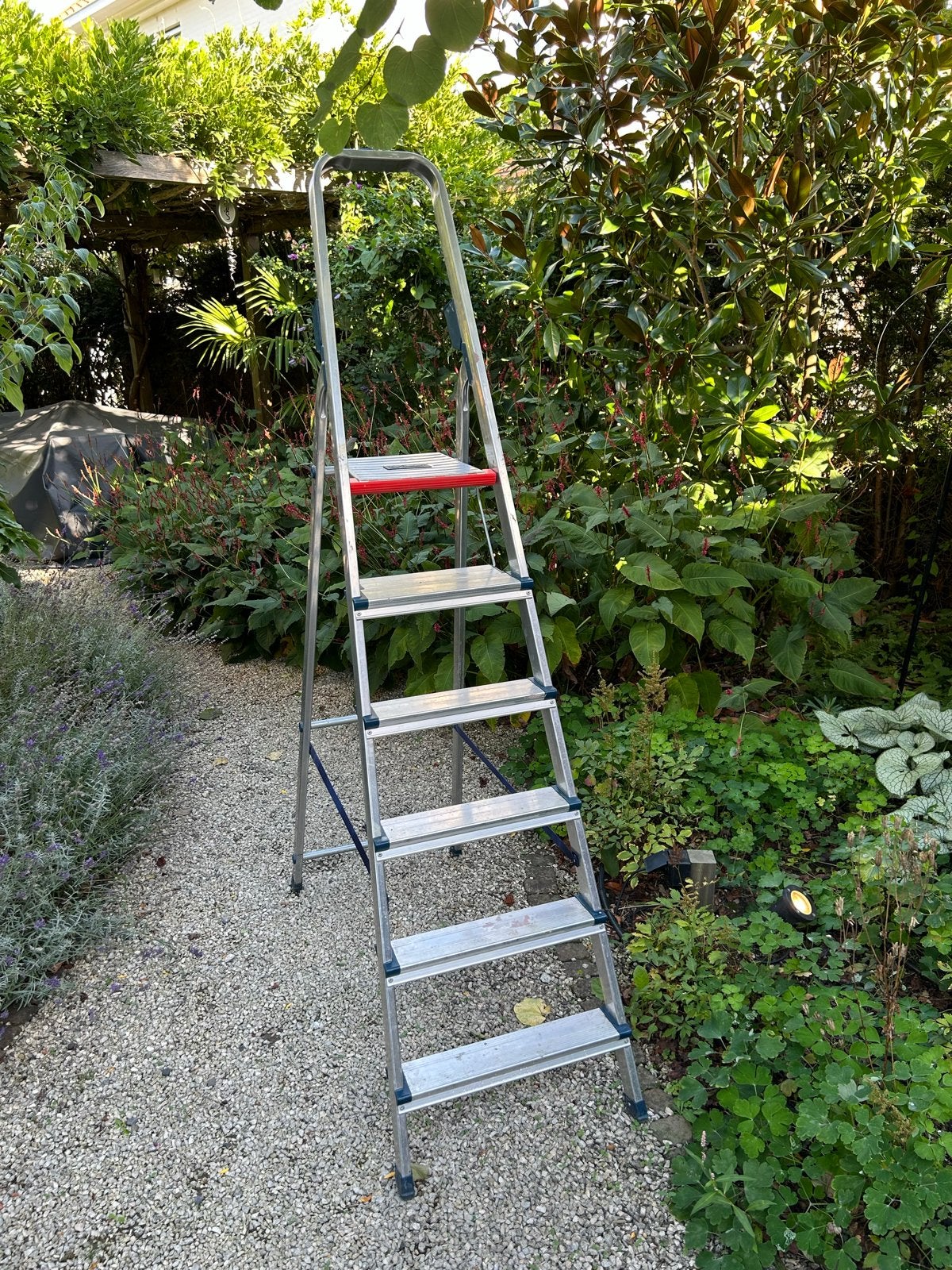 Altrex Double Decker D 806 Trap - 5 treden, Doe-het-zelf en Verbouw, Ladders en Trappen, Ophalen, Gebruikt, Trap, Minder dan 2 meter