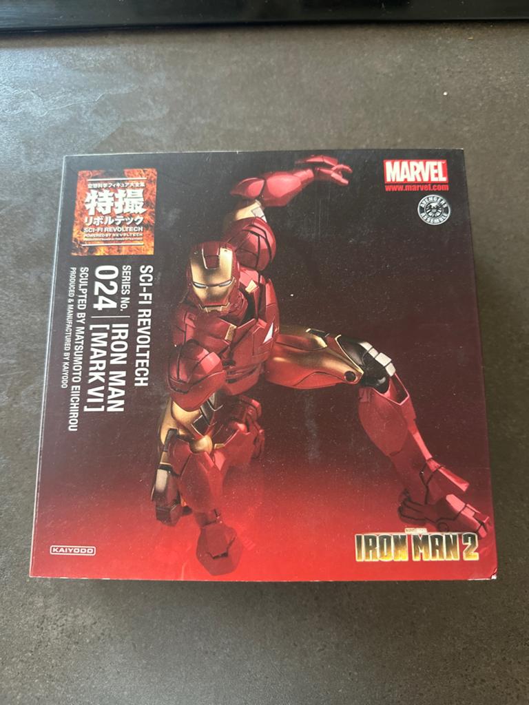 Iron Man Mark 6 Revoltech Figuur uit Iron Man 2, Ophalen of Verzenden, Zo goed als nieuw