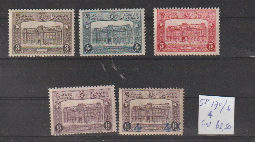 Belgie SP170-SP174 ongestempeld Spoorwegzegels, Ophalen of Verzenden, Postfris