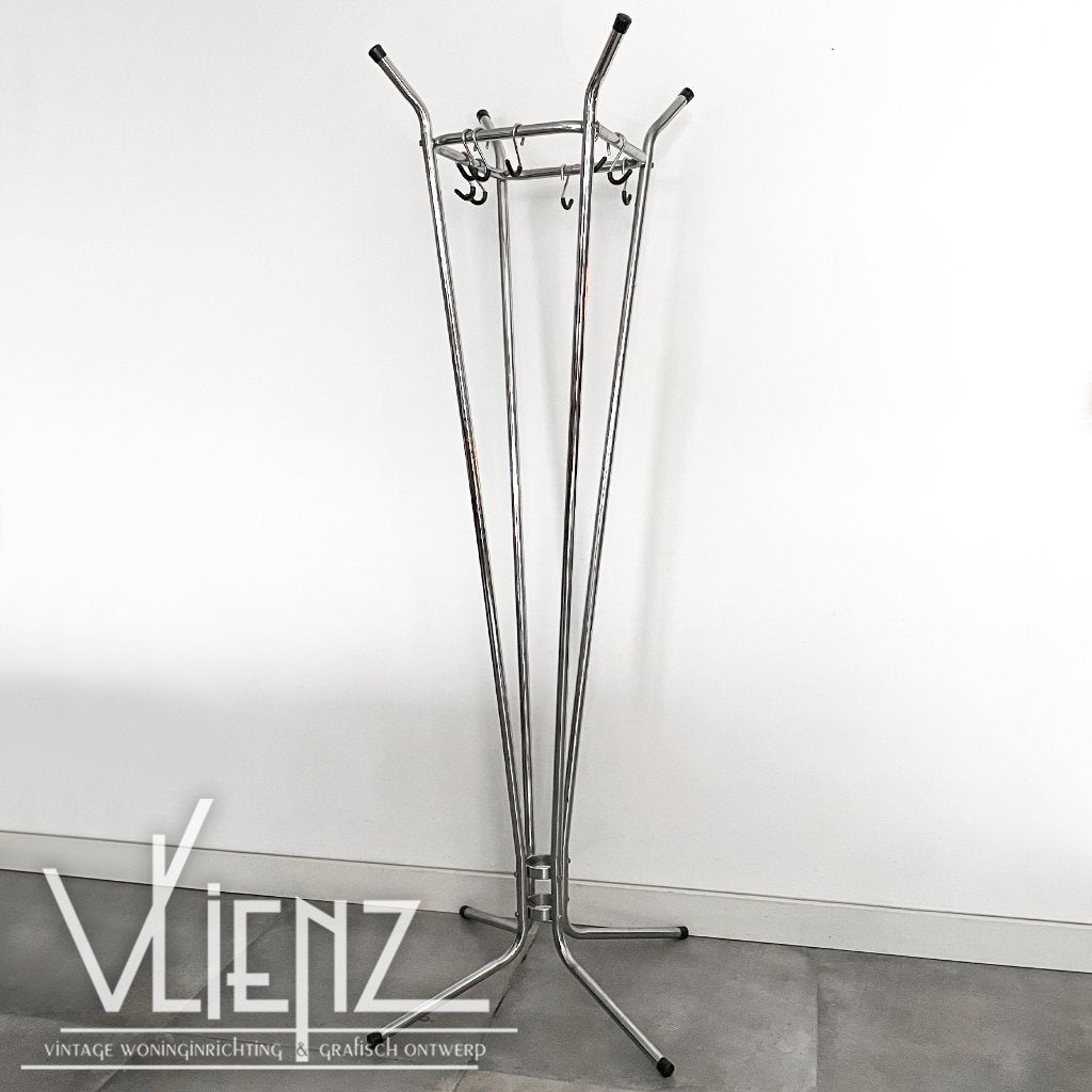 Vintage, midcentury staande design kapstok, Tubax stijl, Ophalen, Gebruikt, -, -