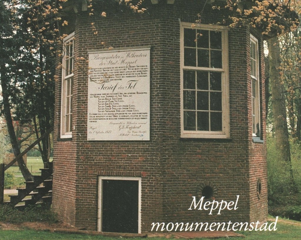 37864 Meppel 1974 Drenthe mooie oude kaart Onbeschreven, Ophalen of Verzenden, 1960 tot 1980, Ongelopen, Drenthe