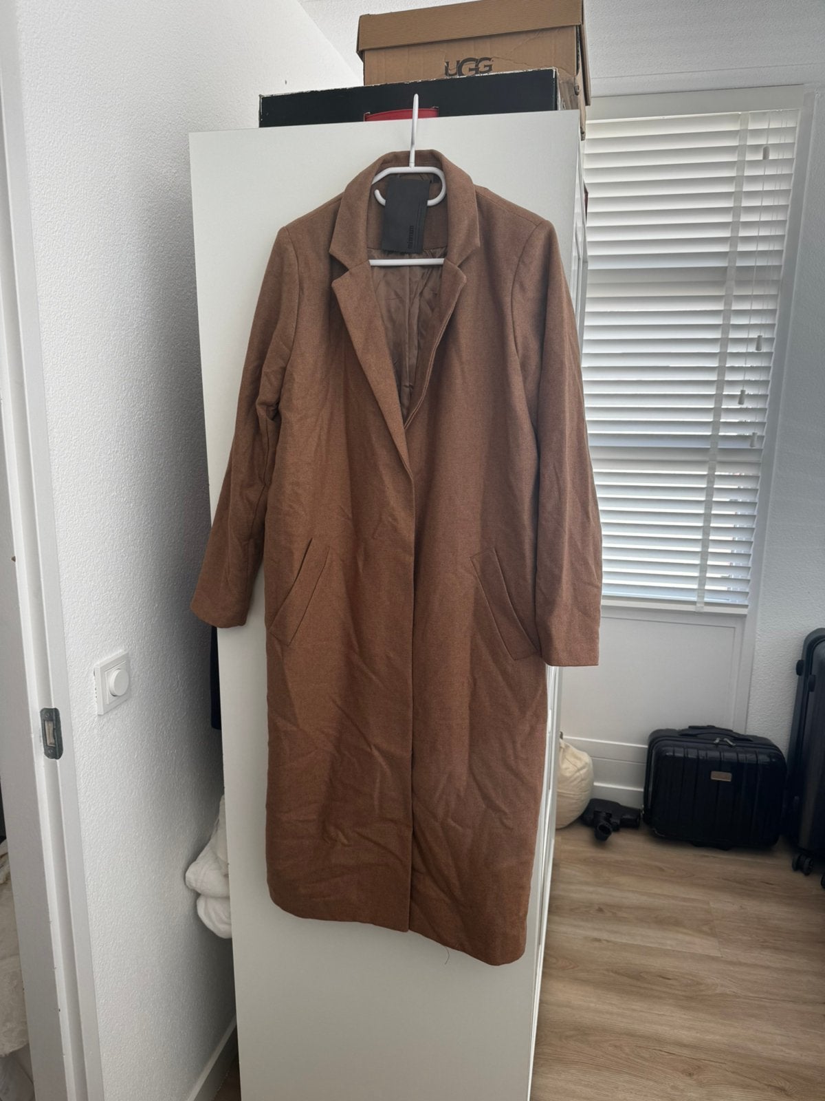 Minimum camel coat/jas - maat 38/M - nieuw/ongedragen, Kleding | Dames, Jassen | Winter, Ophalen of Verzenden, Nieuw, Maat 38/40 (M)