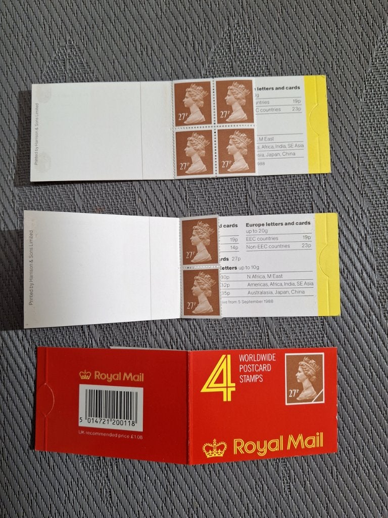 postzegelboekje engeland hb 0-99 D, Verzenden, Postfris