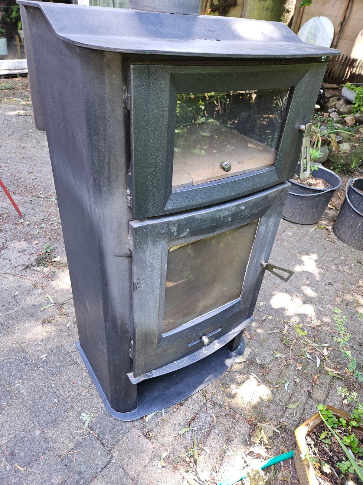 Houtkachel, gratis afhalen, Huis en Inrichting, Kachels, Ophalen, Gebruikt, Hout, Houtkachel