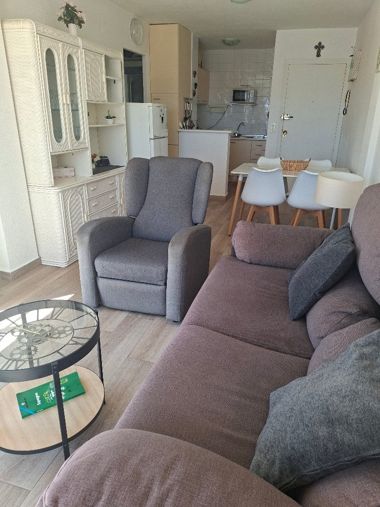 Torrevieja : Actie : Nov + Dec = Veel zon op 2 terrassen, Wasmachine, Costa Blanca, Appartement, 1 slaapkamer