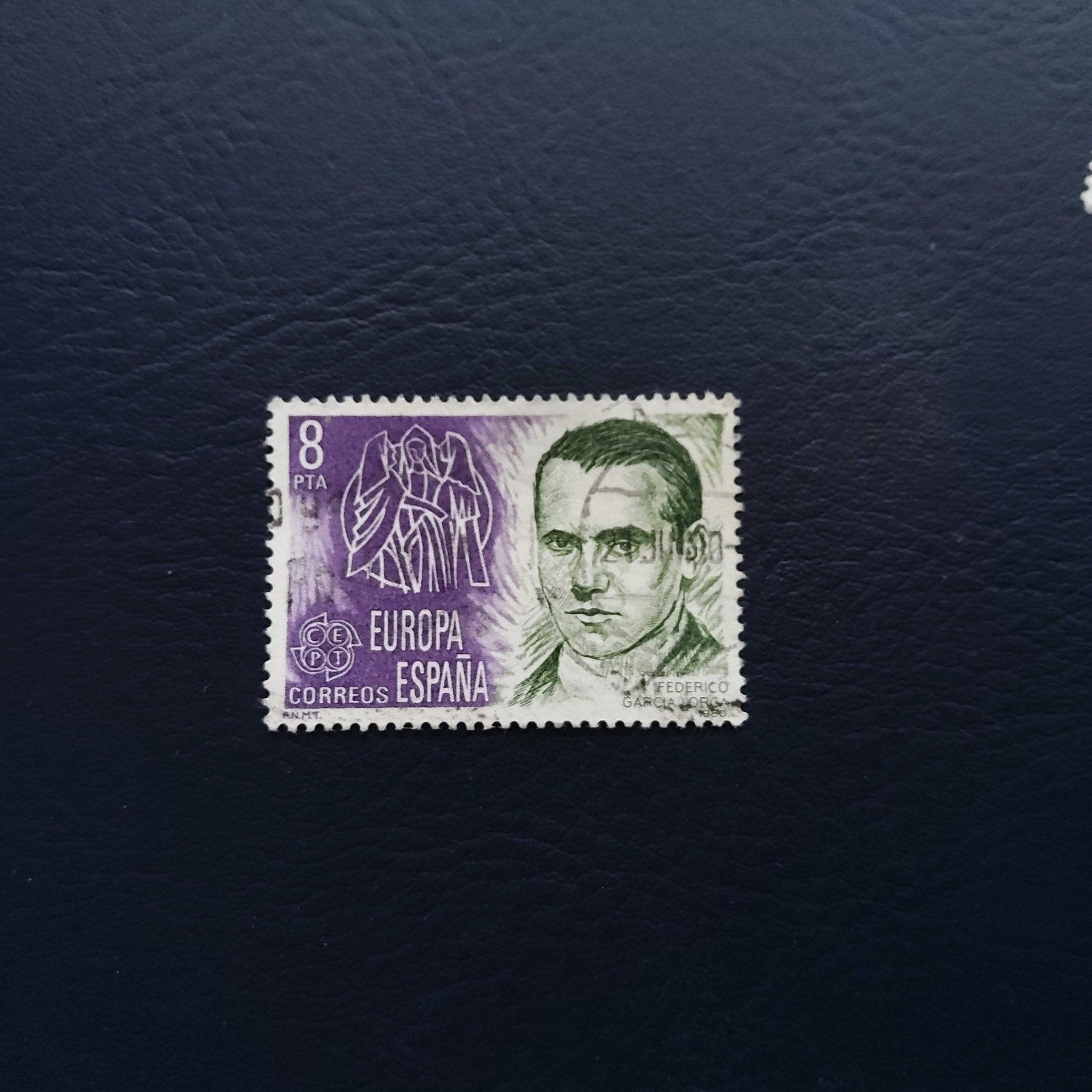 Spanje postzegel - Europa España 8 PTA Federico García Lorca, Ophalen of Verzenden, Gestempeld