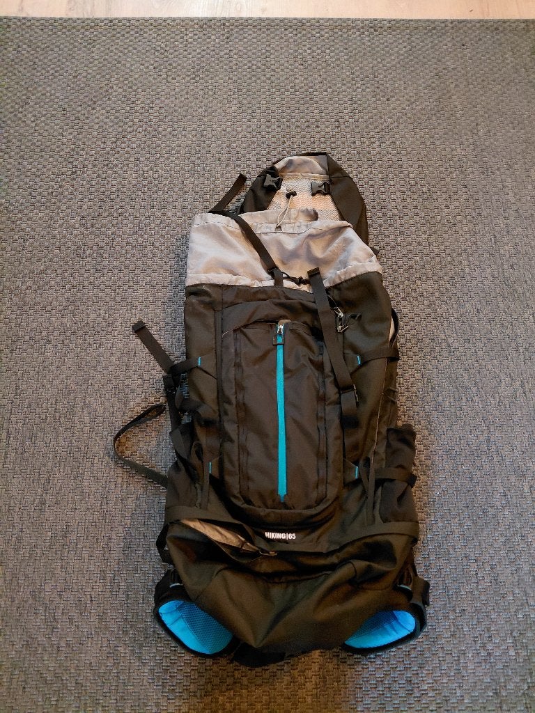 65 liter Hiking Backpack, Sport en Fitness, Bergsport en Wandelen, Ophalen, Zo goed als nieuw, Rugzak