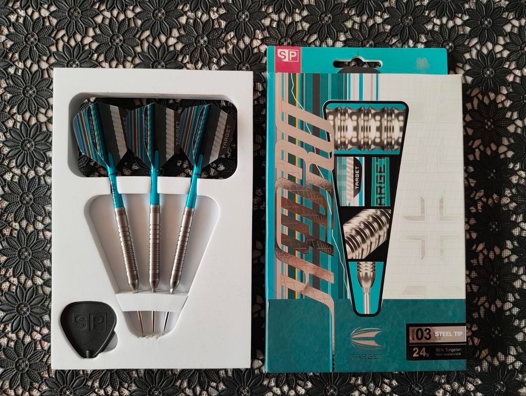 Target Hydro 03 - 24g, Sport en Fitness, Darts, Ophalen of Verzenden, Gebruikt, Pijlen