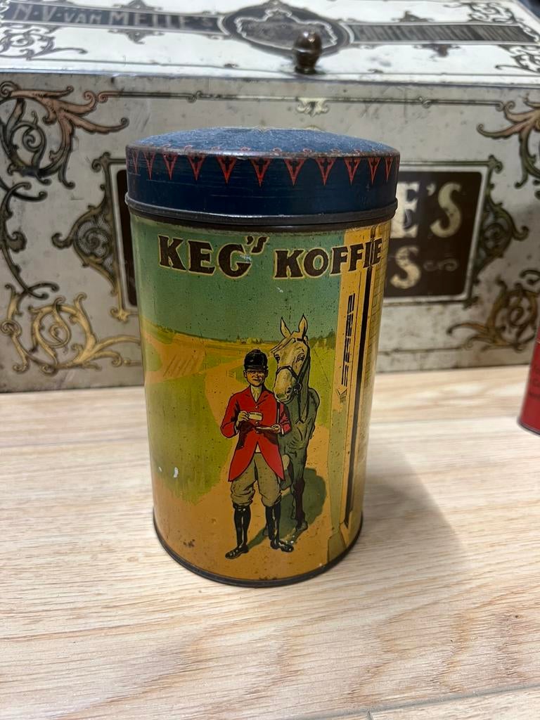 Keg’s koffie blik, Ophalen of Verzenden, Zo goed als nieuw, Koffie