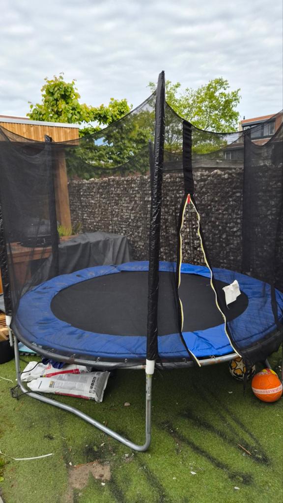 Trampoline 2.40m doorsnede, gebruikt, direct ophalen, Ophalen