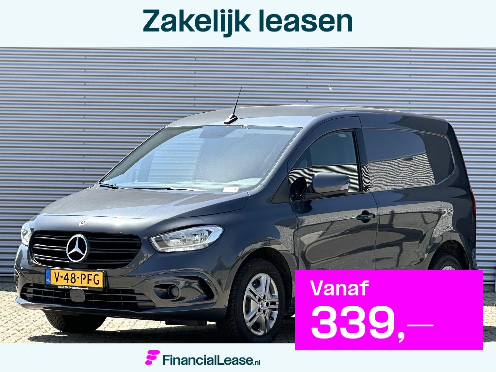 Mercedes-Benz Citan 112 CDI Pro automaat|Navi|Cruise|Bumpers, Dealer onderhouden, Stof, Gebruikt, Euro 6