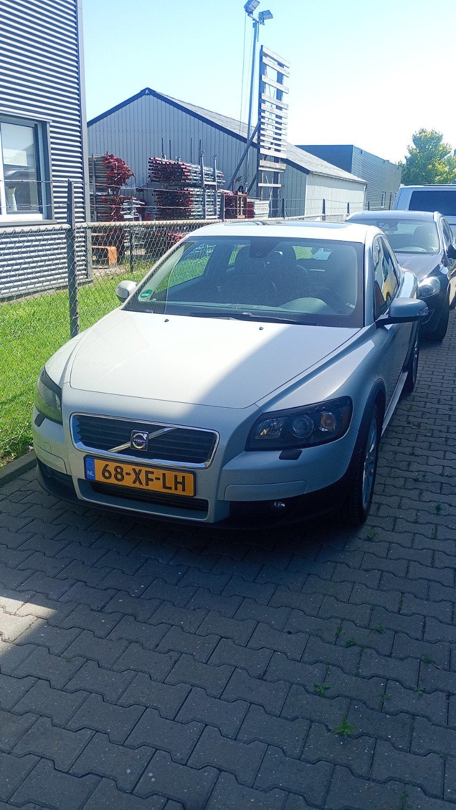 Volvo C30 2.4 D5 Geartronic 2007 Wit, Auto's, Volvo, Zwart, 700 kg, Wit, Diesel