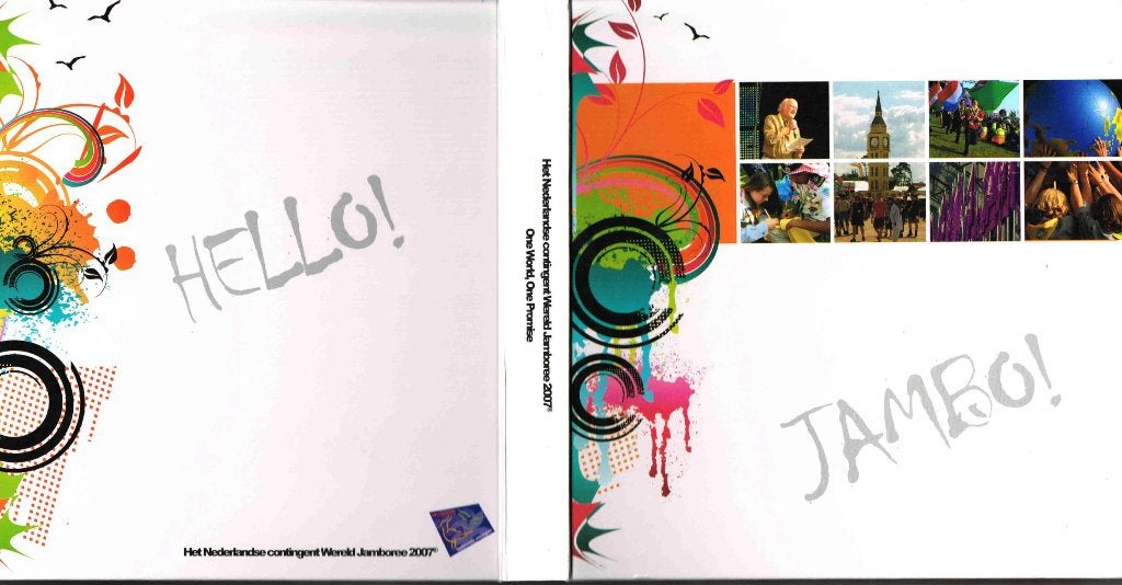 Wereld Jamboree 2007 Hello! 2 foto DVD's Ned. Contingent, Ophalen of Verzenden, Nieuw, Overige typen
