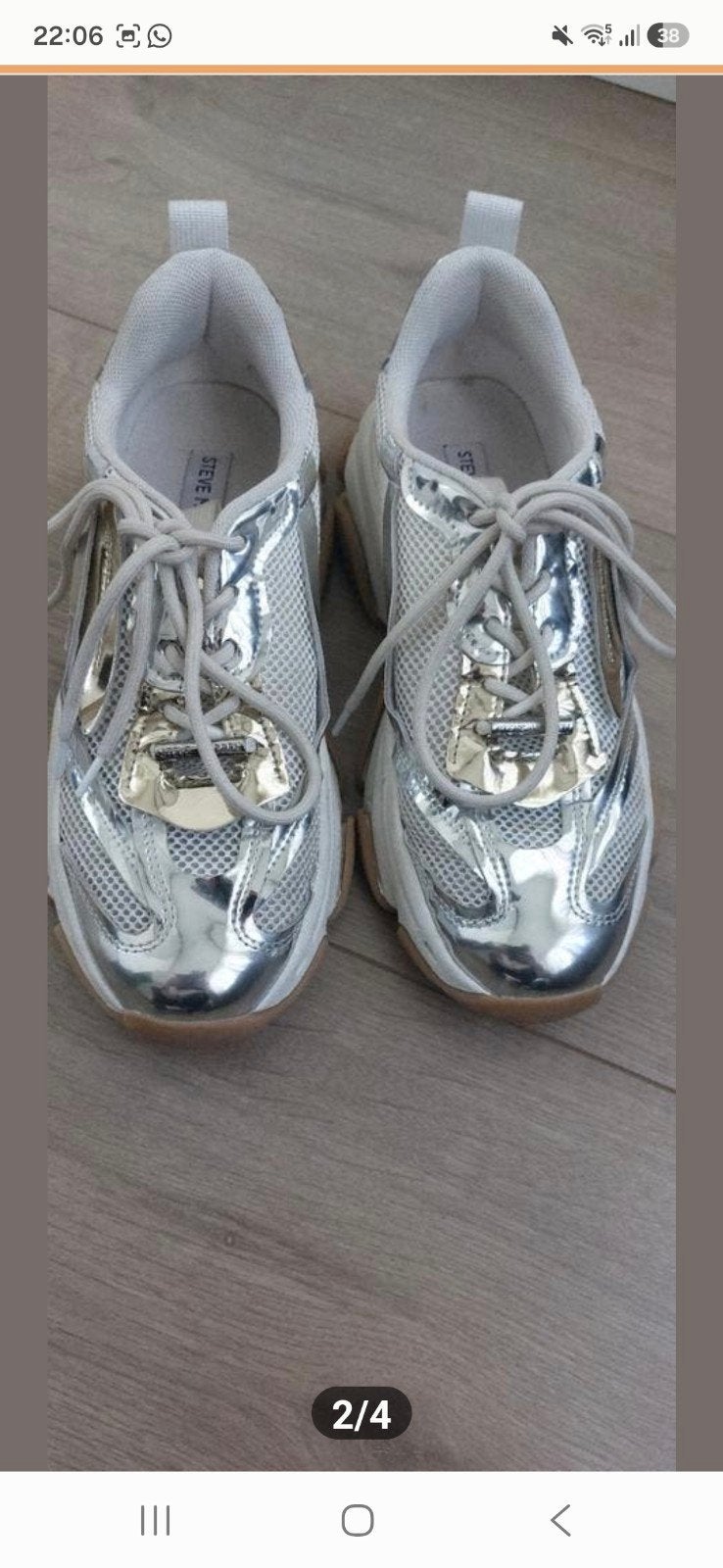 Steve Madden possesion sneaker 40 wit zilver, Kleding | Dames, Wit, Steve Madden, Ophalen of Verzenden, Sneakers of Gympen