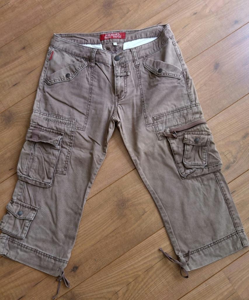 CASUAL lichtbruine kuitbroek van FORECAST mt. S, Bruin, Forecast, Ophalen of Verzenden, Zo goed als nieuw