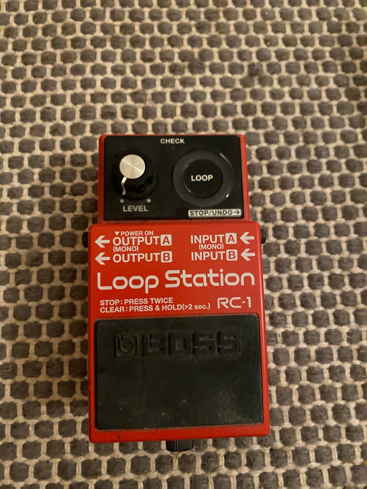 Boss RC-1 Loop Station - Compacte en Gebruiksvriendelijk, Muziek en Instrumenten, Effecten, Ophalen of Verzenden, Zo goed als nieuw