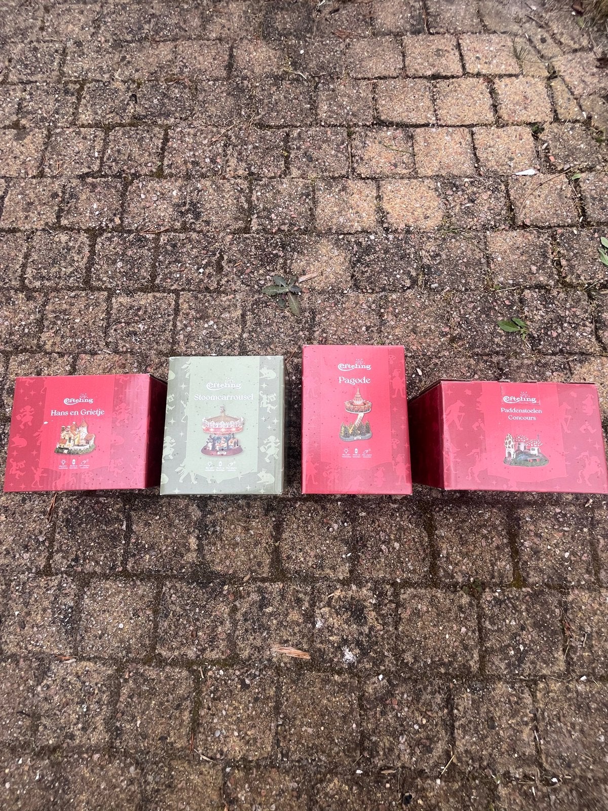 Bijzet huisjes voor kerstdorp Efteling, Diversen, Kerst, Ophalen of Verzenden, Nieuw