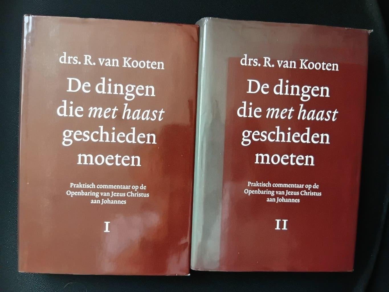 R. van Kooten - set. De dingen die met haast geschieden moet, Boeken, Godsdienst en Theologie, Ophalen of Verzenden, Gelezen, R. van Kooten