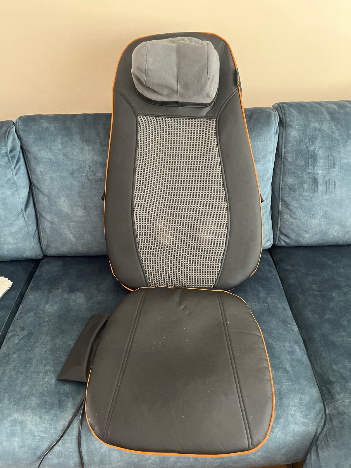 Medisana Shiatsu Massagestoel Opzetstuk met Warmtefunctie, Sport en Fitness, Massageproducten, Ophalen, Gebruikt, Massagestoel of Kussen