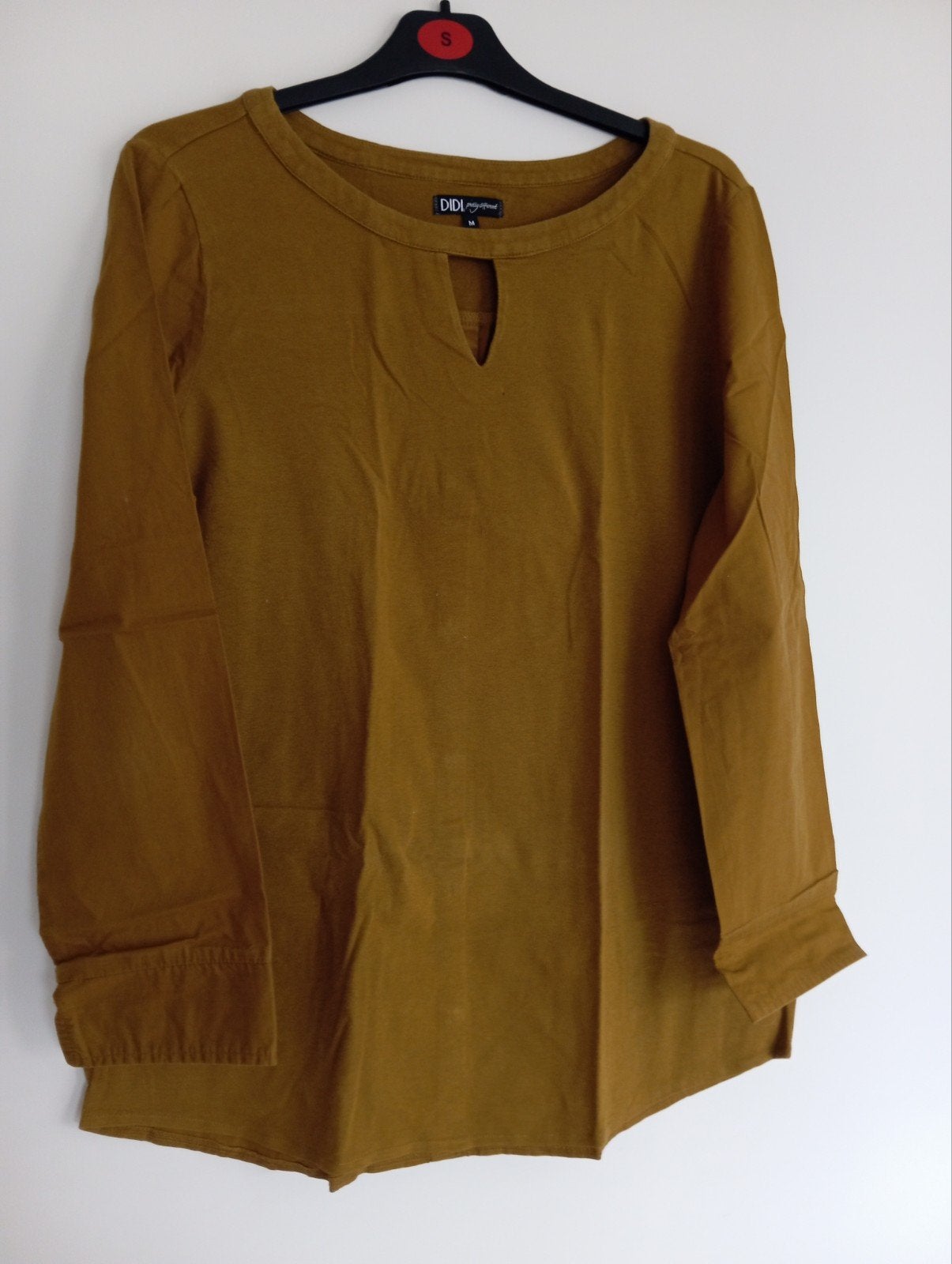 Didi shirt met knoopjes achterkant | maat M, Kleding | Dames, T-shirts, Maat 38/40 (M), Bruin, Didi, Ophalen of Verzenden