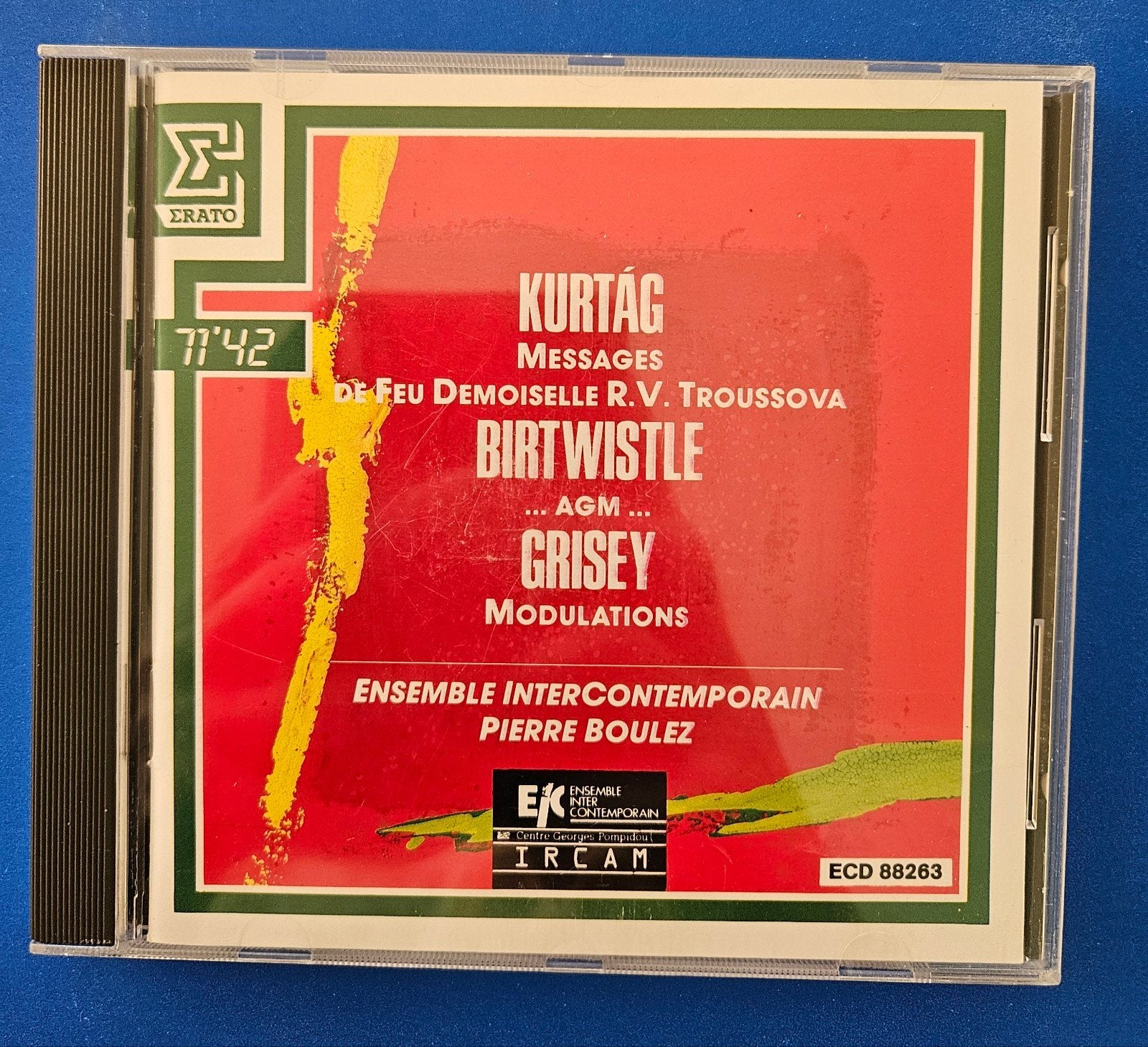 György Kurtág / Harrison Birtwistle / Gérard Grisey, Ophalen of Verzenden, Zo goed als nieuw