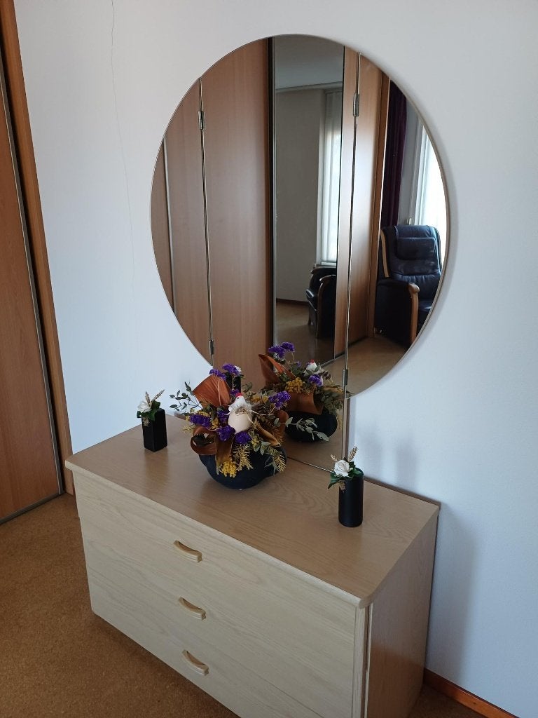 Kaptafel met spiegel, Ophalen, Gebruikt, 50 tot 100 cm, Minder dan 100 cm