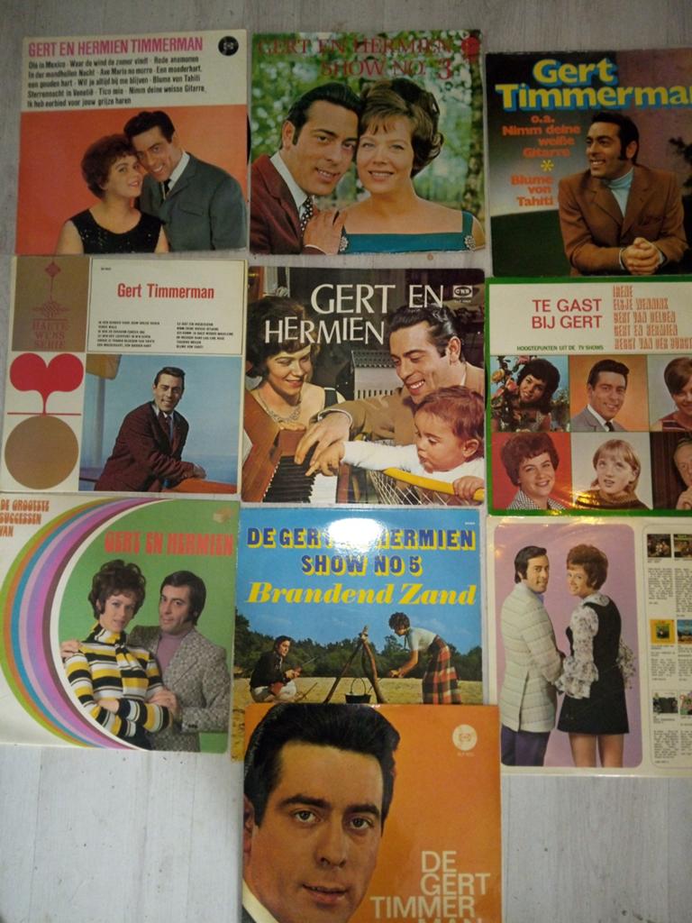 Grote collectie Gert en Hermien Timmerman vinyl LP's, Gebruikt, Ophalen of Verzenden, Levenslied of Smartlap, 12 inch