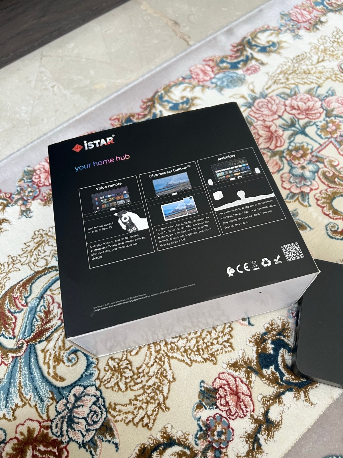 iSTAR BOX R 4K Android TV met Chromecast en spraakbediening, Ophalen, Zo goed als nieuw, HDMI, Zonder harde schijf