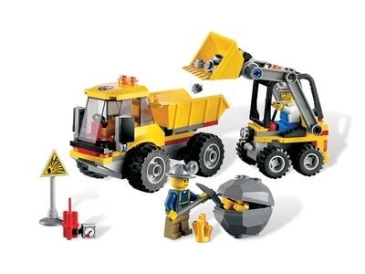 4201 LEGO City Kiepwagen met laadschop, City, Lego, Ophalen of Verzenden, Zo goed als nieuw