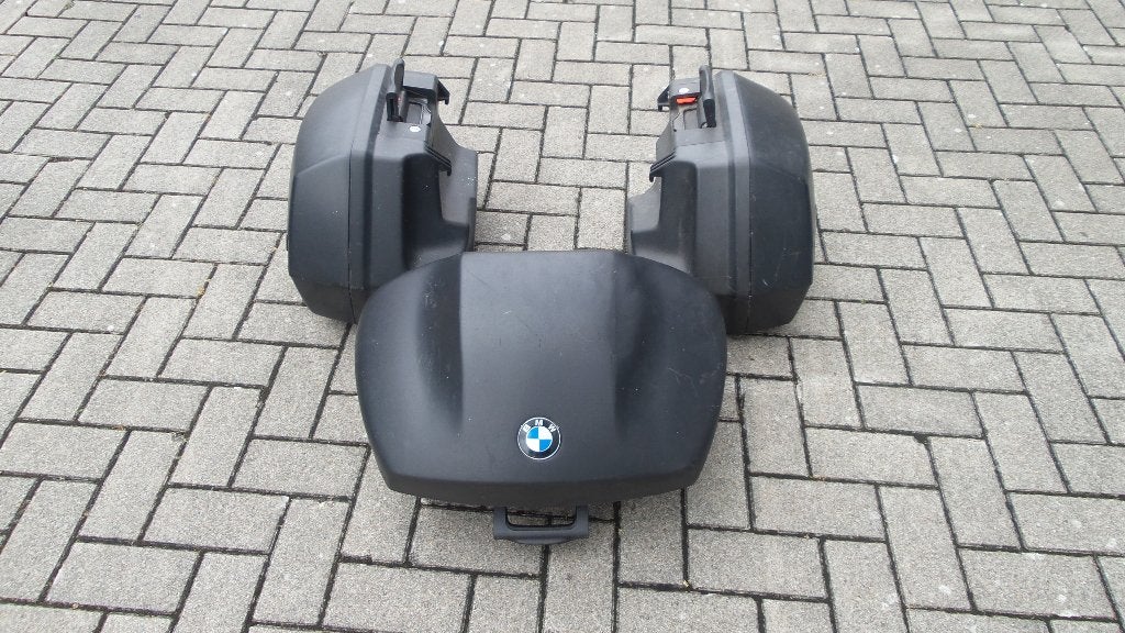Kofferset 3-delig van afkomstig van BMW R1100RT, Ophalen, Gebruikt