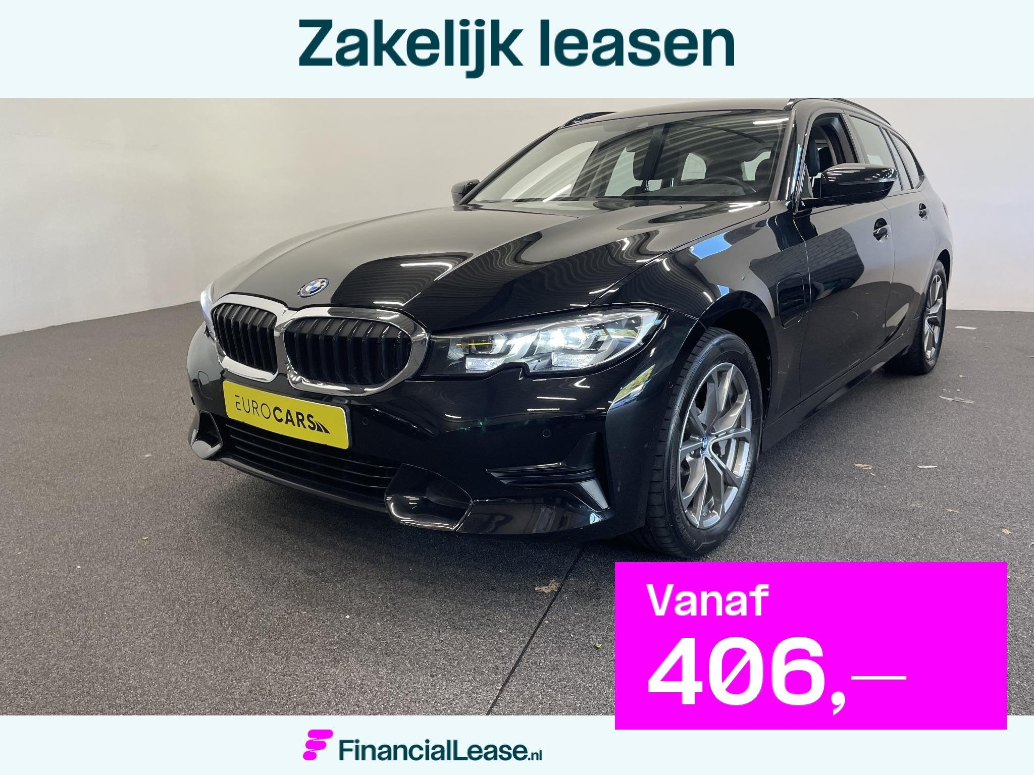 BMW 3-serie Touring 330e Touring SportLine PHEV 292 PK AUT N, Achterwielaandrijving, Gebruikt, Zwart, Plug-in hybride