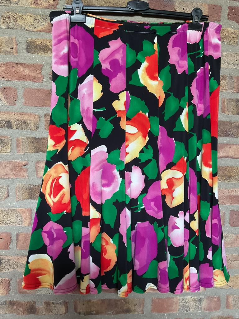 Prachtige zwierige bloemen rok als nieuw. Ribkoff ? Mt 46, Overige kleuren, Maat 46/48 (XL) of groter, Ophalen of Verzenden, Zo goed als nieuw