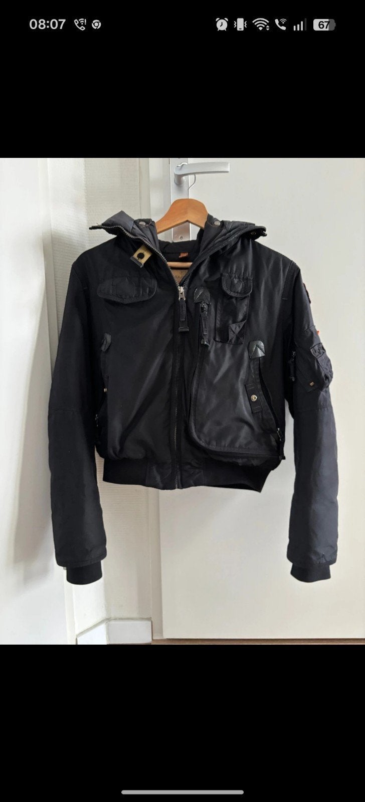 Parajumpers bomberjack, Kleding | Dames, Ophalen of Verzenden, Zo goed als nieuw, Maat 34 (XS) of kleiner, Zwart