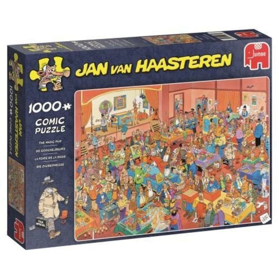 Jan van Haasteren vijf puzzels, Ophalen of Verzenden, 500 t/m 1500 stukjes, Zo goed als nieuw, Legpuzzel