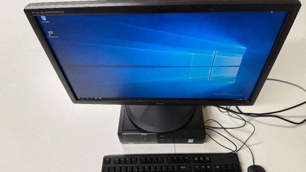 dell optiplex 9020 core i7-4790 3,6ghz/16GB/ssd 128GB/24inch, Gebruikt, Met monitor, Ophalen of Verzenden, SSD