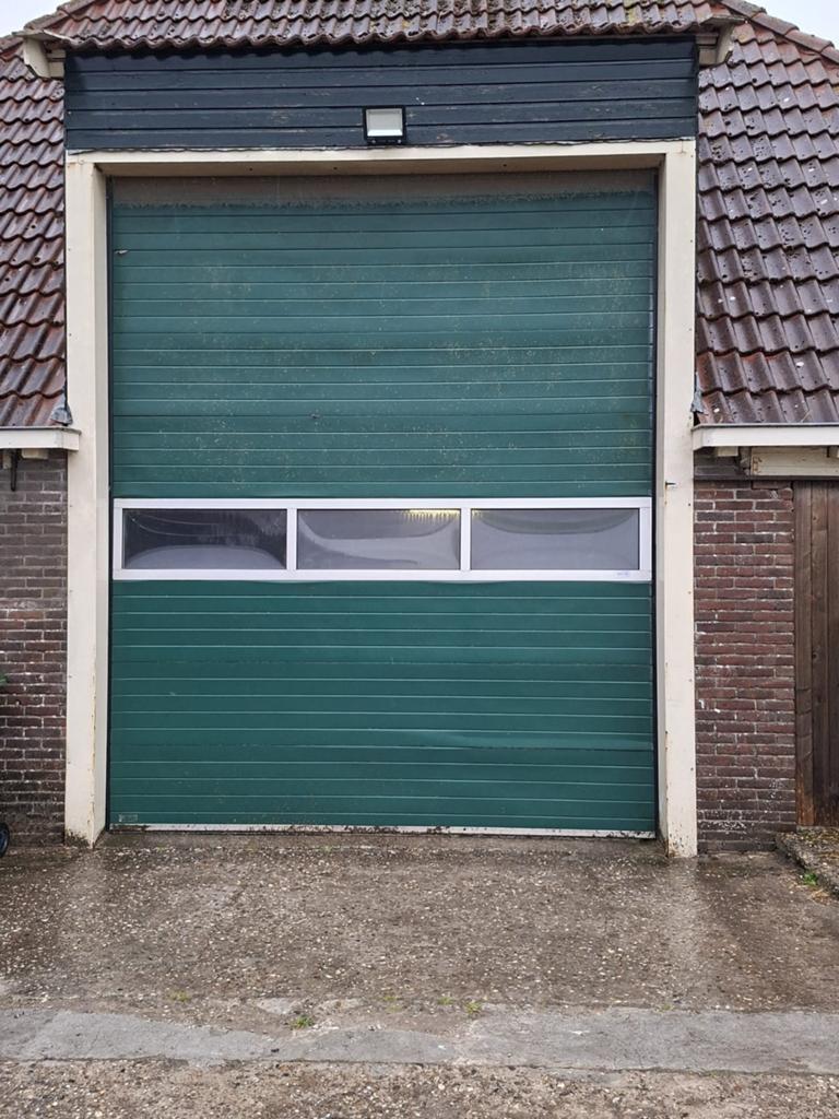 Overheaddeur 4 meter hoog x 3,35 meter breed, Gebruikt, Garagedeur, Ophalen of Verzenden, 120 cm of meer