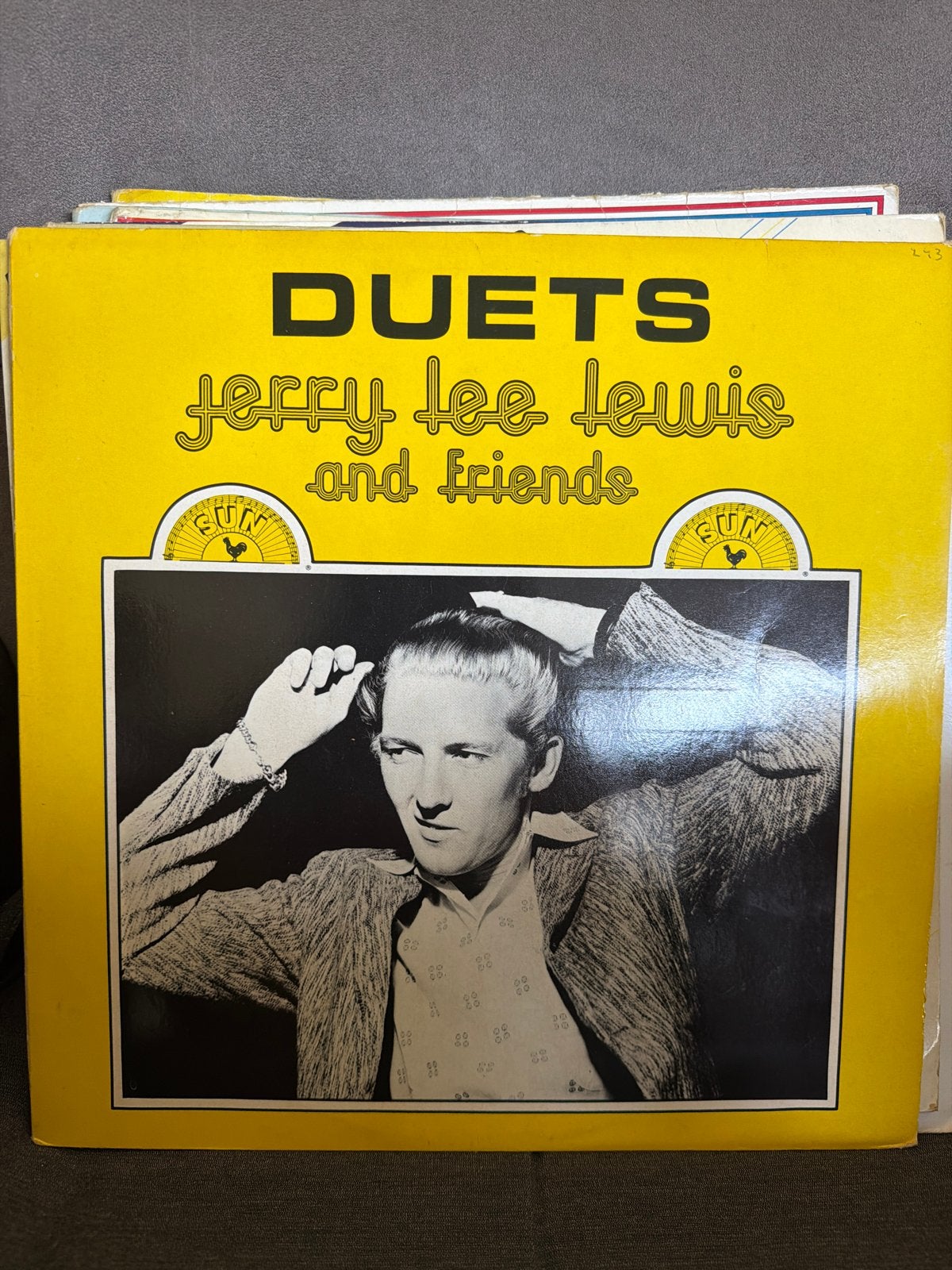 KG.  Jerry Lee Lewis and Friends - Duets LP (Pop, Rock), Cd's en Dvd's, LP, Gebruikt, Pop, Ophalen of Verzenden